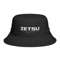 ZETSU Absolute Embroidered Bucket Hat — Black Streetwear Sun Hat