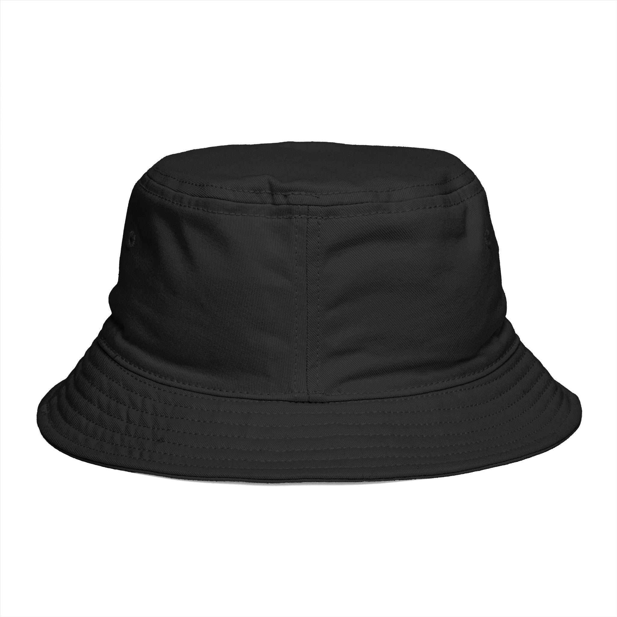 ZETSU Absolute Embroidered Bucket Hat — Black Streetwear Sun Hat